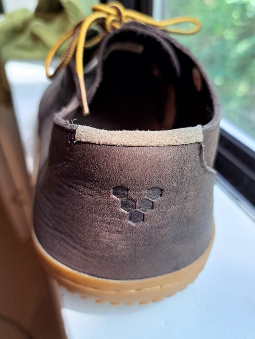 Vivo barefoot RA IV Brown Leather Tie Shoes - EU 45 /US 11.5 - Picture 5 of 7
